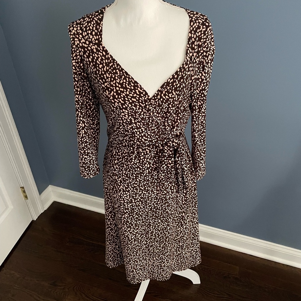 EVAN-PICONE Faux Wrap Style Dress